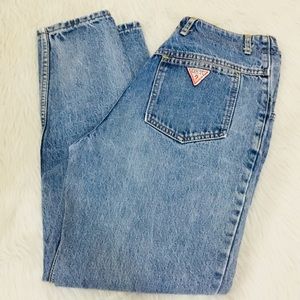 Vintage GUESS button fly high waist denim jeans